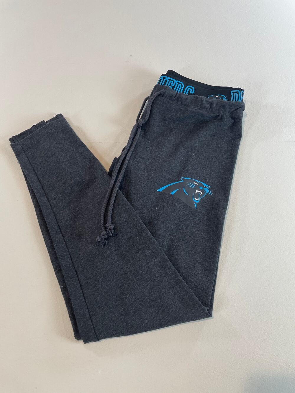 NFL Team Apparel Panthers Gray Activewear Leggings Womens Size S